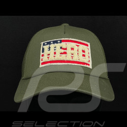 Cap Hero American Flag Khaki Green Hero Seven - E23904