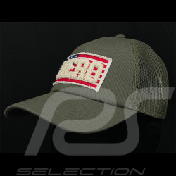 Cap Hero American Flag Khaki Green Hero Seven - E23904