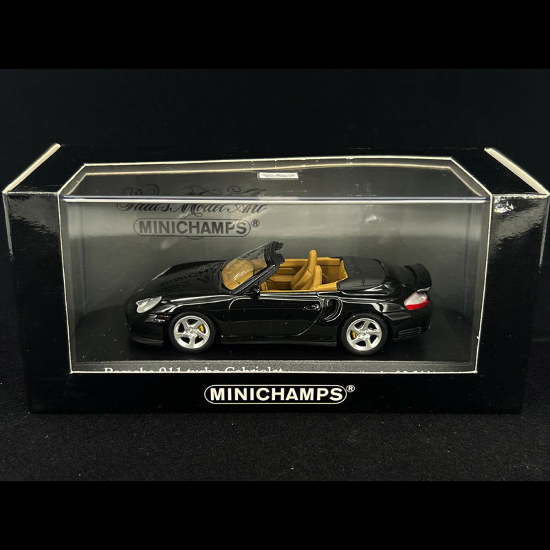 Porsche 911 Turbo Cabriolet (996) Minichamps 1/43 - Bleu, Modèle 2003