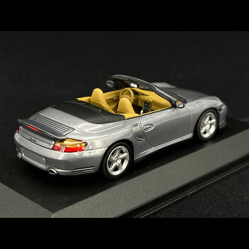 Porsche 911 Turbo Cabriolet (996) Minichamps 1/43 - Bleu, Modèle 2003