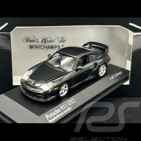 Porsche 911 Type 996 GT2 2000 Metallic Schwarz 1/43 Minichamps 430060124