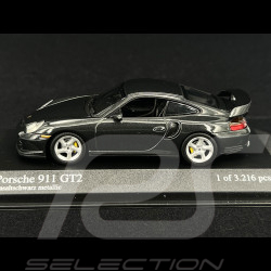 Porsche 911 Type 996 GT2 2000 Metallic Black 1/43 Minichamps 430060124