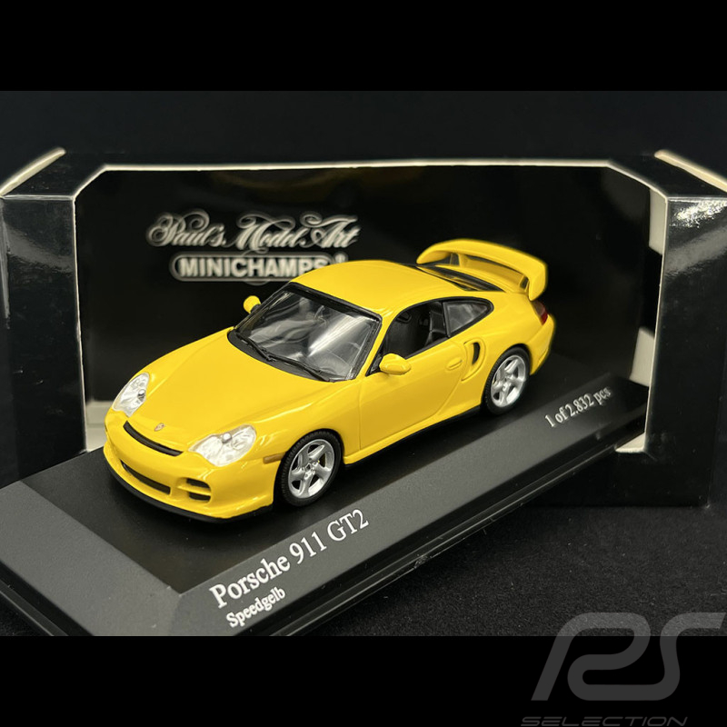 Porsche 911 GT2 Type 996 2001 Speedgelb 1/43 Minichamps 430060121