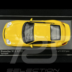 Porsche 911 GT2 Type 996 2001 Speedgelb 1/43 Minichamps 430060121