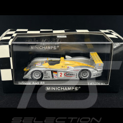 Audi R8 Infineon Vainqueur ALMS Petit Le Mans 2002 N°2 1/43 Minichamps 400021382