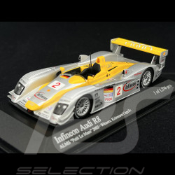 Audi R8 Infineon Sieger ALMS Petit Le Mans 2002 N°2 1/43 Minichamps 400021382