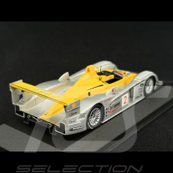 Audi R8 Infineon Winner ALMS Petit Le Mans 2002 N°2 1/43 Minichamps 400021382