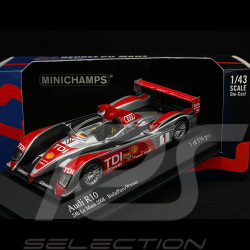 Audi R10 TDI 6ème 24h Le Mans 2008 N°1 1/43 Minichamps 400089801
