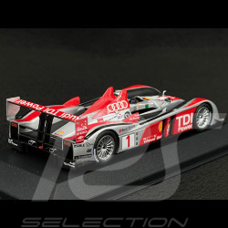 Audi R10 TDI 6ème 24h Le Mans 2008 N°1 1/43 Minichamps 400089801