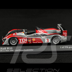 Audi R10 TDI 4. 24h Le Mans 2008 N°3 1/43 Minichamps 400089803