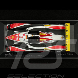 Audi R10 TDI Vainqueur 24h Le Mans 2008 N°2 1/43 Minichamps 400089802