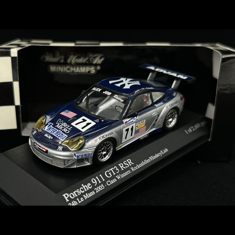 Porsche 911 type 996 GT3 RSR winner Le Mans 2005 n° 71 Alex Job 1