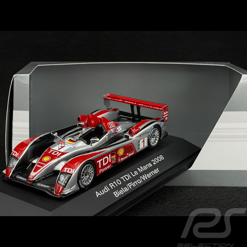 Audi R10 TDI 6th 24h Le Mans 2008 N°1 1/43 Audi 502.08.002.13