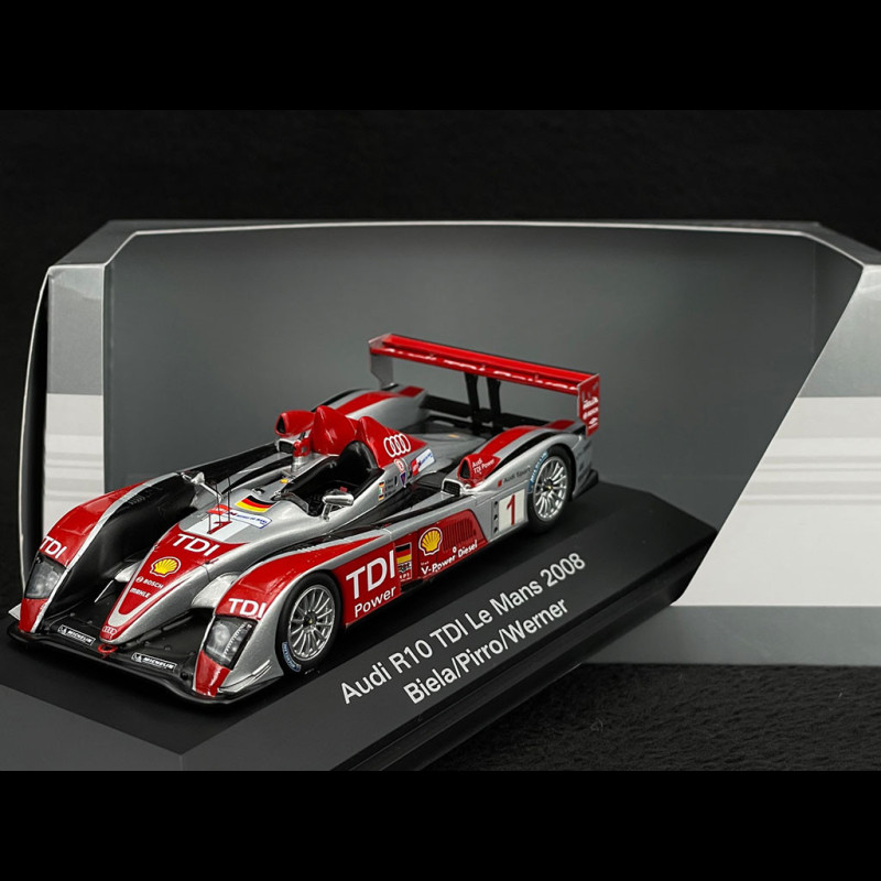 Audi R10 TDI n°1 6ème 24h Le Mans 2008 1/43 Audi 502.08.002.13