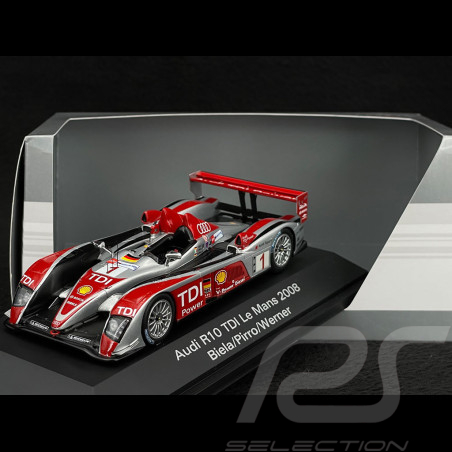 Audi R10 TDI 6th 24h Le Mans 2008 N°1 1/43 Audi 502.08.002.13