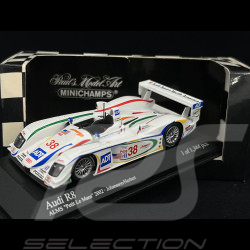 Audi R8 2ème ALMS Petit Le Mans 2002 N°38 1/43 Minichamps 400021338