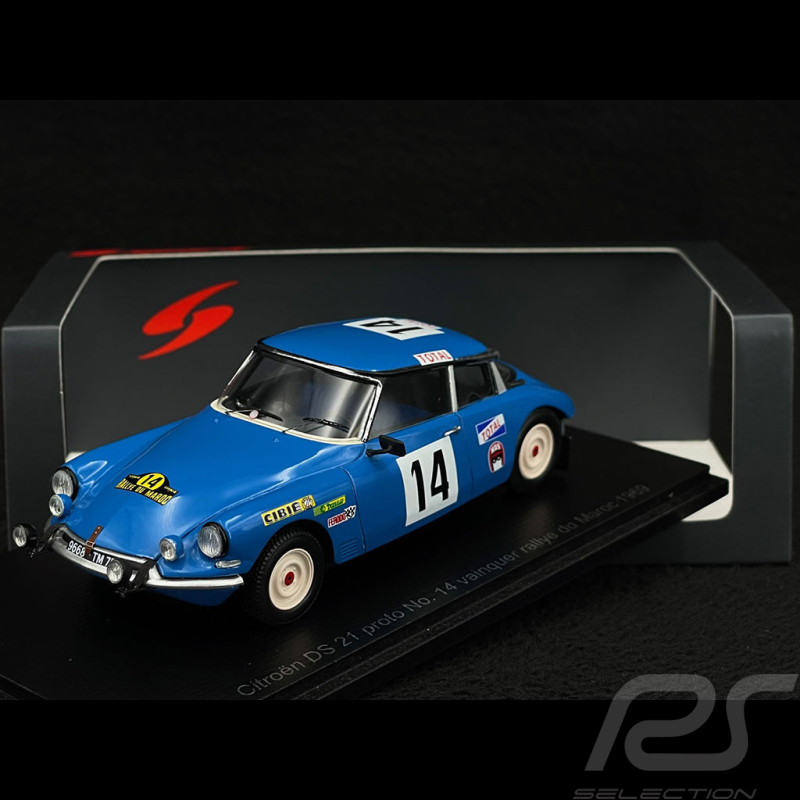 Citroën DS 21 Prototype n° 14 Sieger Rallye Marokko 1969 1/43 Spark S5536