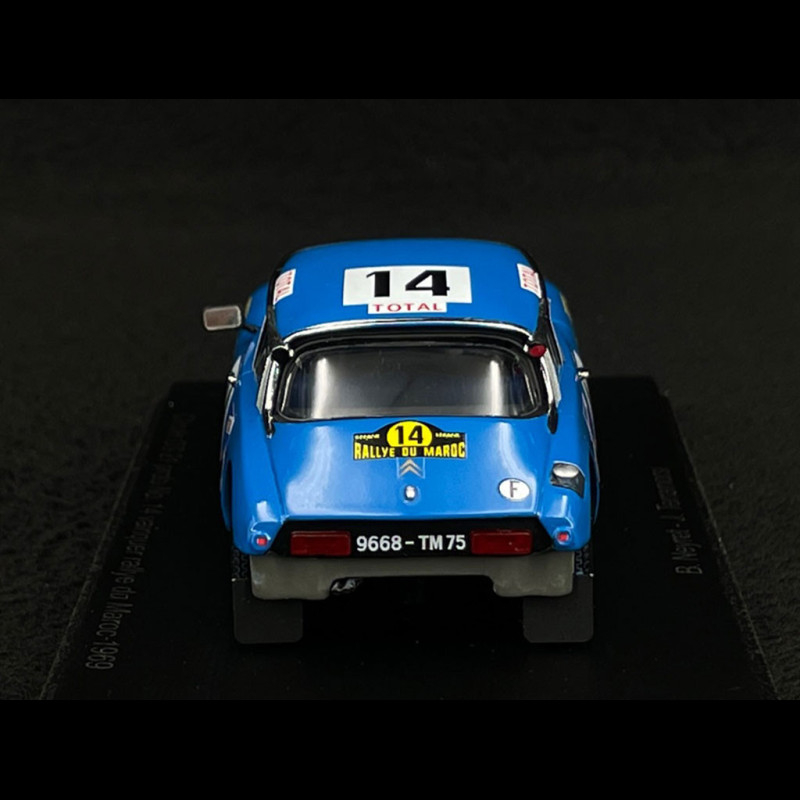Citroën DS 21 Prototype n° 14 Vainqueur Rallye du Maroc 1969 1/43 Spark ...