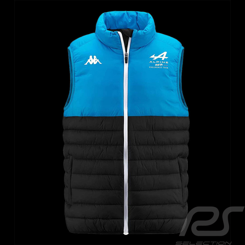 Alpine Jacke F1 Ocon Gasly Team Kappa ärmellose Steppjacke  Schwarz / Blau 331K68W - herren