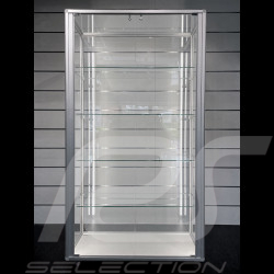 Large Glass/Aluminum Showcase for Porsche 1/18 and 1/12 Scale Models