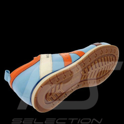 Kamo-Gutsu Schuhe The Original Tifo 042 Leder Gulfblau / Orange - Cielo Arancio - Herren