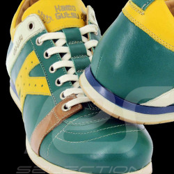 Chaussures Kamo-Gutsu The Original Tifo 042 Cuir Vert Senna / Jaune Brasil - Foglio Tuorlo - Homme