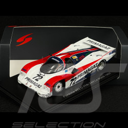 Porsche 962 C n° 72 11th 24h Le Mans 1988 1/43 Spark S9874