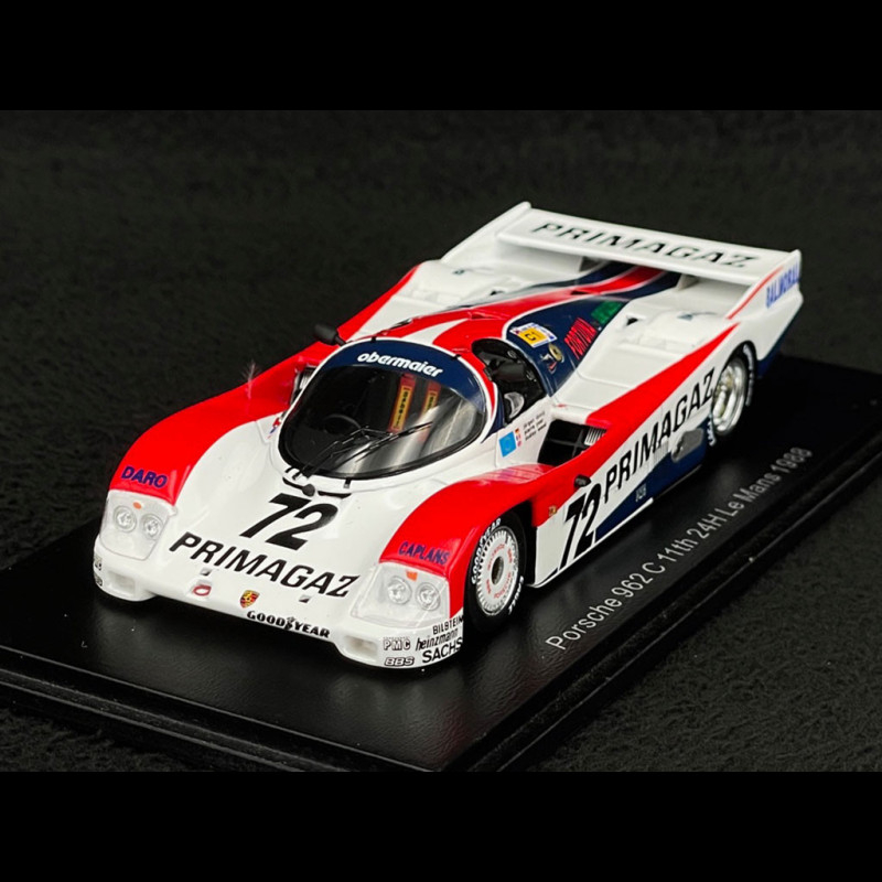 SPARK-MODEL 43LM86 Echelle 1/43 | PORSCHE 962C 2.6L TURBO TEAM ROTHMANS PORSCHE N 1 WINNER 24h LE MANS 1986 HANS JOACHIM STUCK - DEREK BELL - AL HOLBERT WHITE BLUE