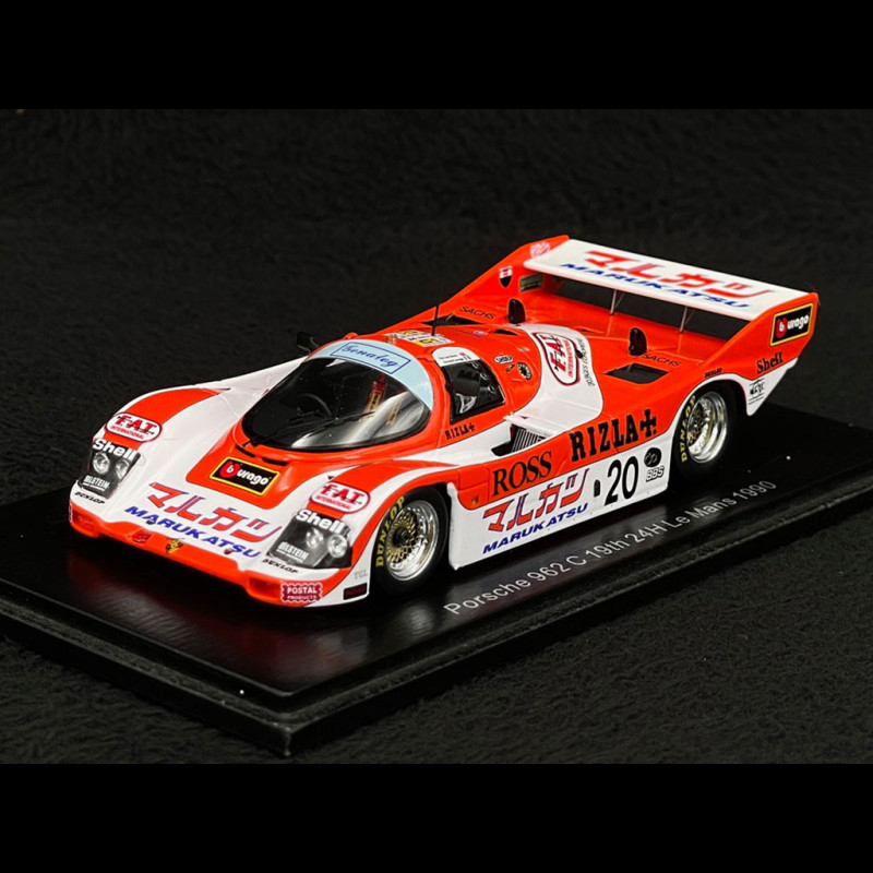 Porsche 962 C n° 20 19th 24h Le Mans 1990 1/43 Spark S9881