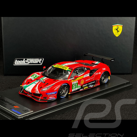 Ferrari 488 GTE Evo n° 51 2ème LMGTE Pro 24h Le Mans 2022 AF Corse 1/43 Looksmart LSLM139