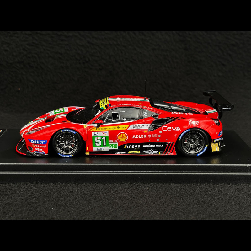 Ferrari 488 GTE Evo n° 51 2nd LMGTE Pro 24h Le Mans 2022 AF Corse 1/43  Looksmart LSLM139