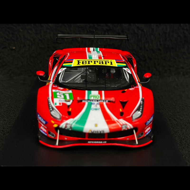 Ferrari 488 GTE Evo n° 51 2nd LMGTE Pro 24h Le Mans 2022 AF Corse 1/43  Looksmart LSLM139