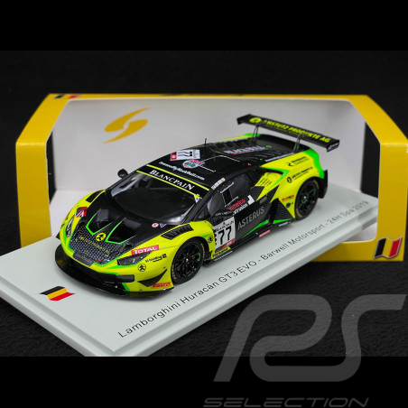 Lamborghini Huracan GT3 Evo n° 77 24h Spa-Francorchamps 2019 Barwell Motorsport 1/43 Spark SB319