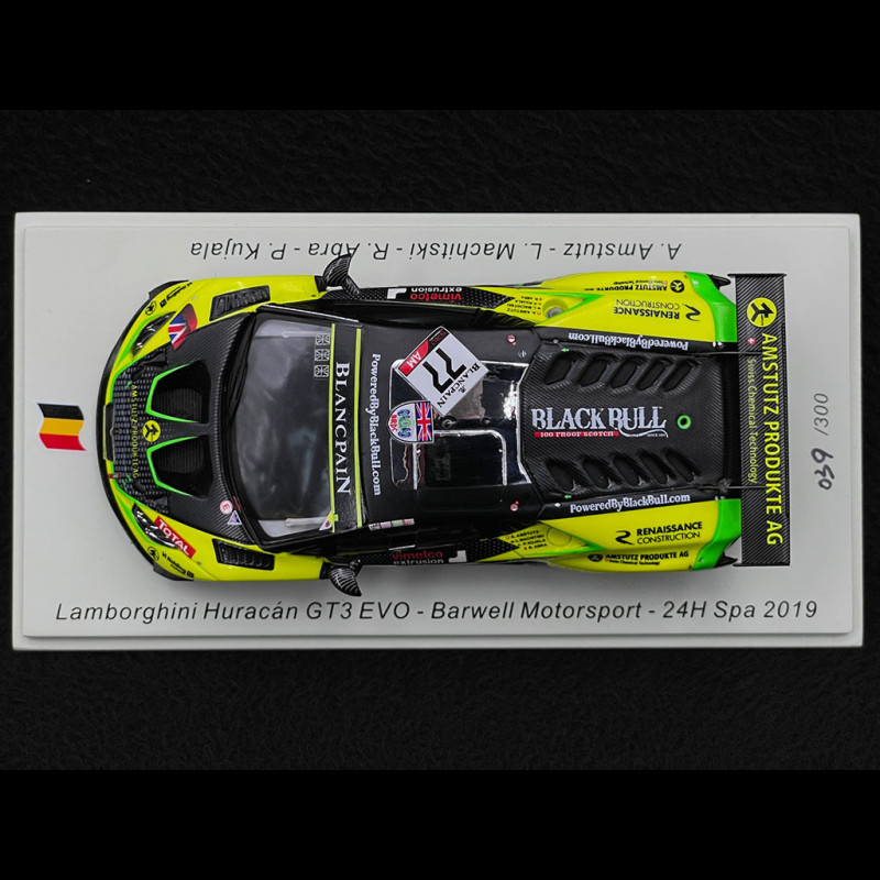 Lamborghini Huracan GT3 Evo n° 77 24h Spa-Francorchamps 2019 Barwell  Motorsport 1/43 Spark SB319