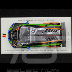 Lamborghini Huracan GT3 Evo Nr 555 24h Spa-Francorchamps 2019 FFF Racing 1/43 Spark SB322