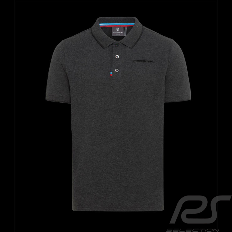 Porsche Polo-Shirt 75 Years Edition Sports Cars Dark Grey WAP1310P75Y - Unisex