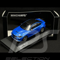 BMW M2 CS 2020 Type F87 Blue metallic / Gold rims 1/43 Minichamps