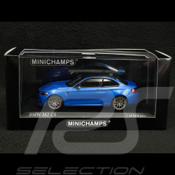 BMW M2 CS 2020 Typ F87 Blau metallic / Goldfelgen 1/43 Minichamps 410021025