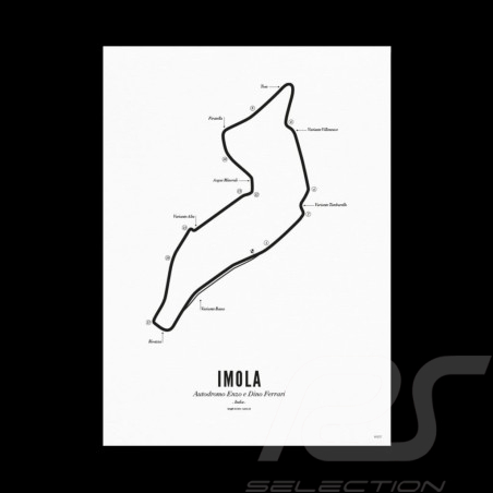 Póster Circuito Imola B2 50...