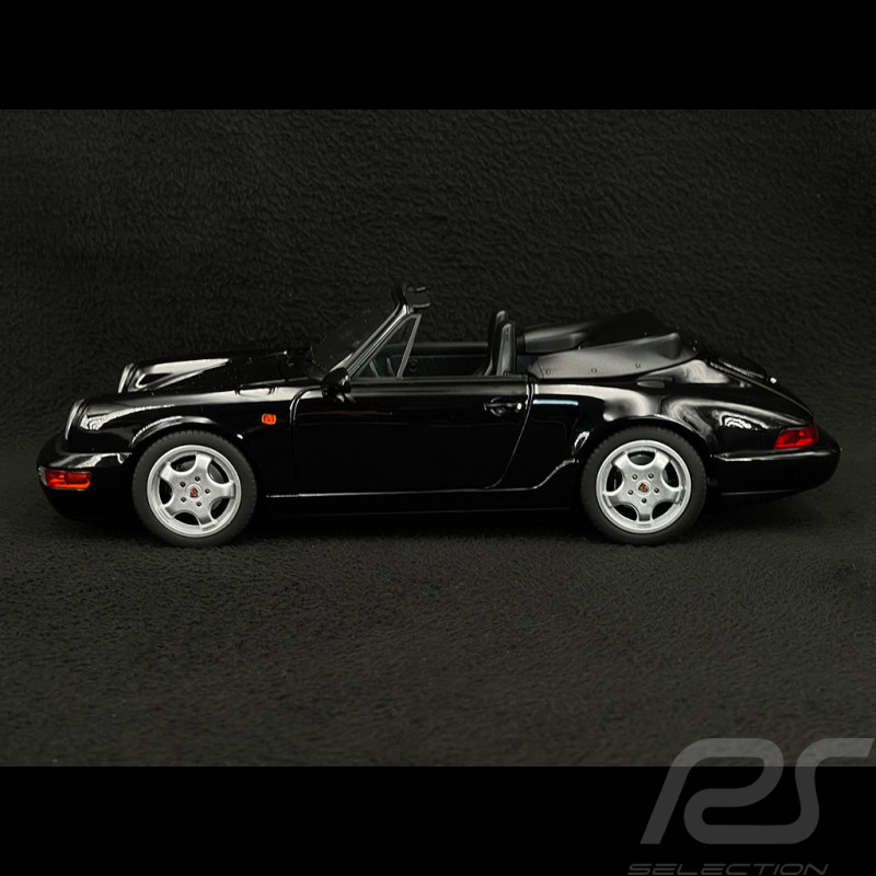 Porsche 911 Carrera 4 Cabriolet Type 964 1990 Noir métallisé 1/18 Norev 187332