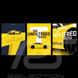 Set von 3 Postern Porsche 911 Carrera T Racinggelb The Unfiltered Truth