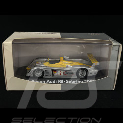Infineon Audi R8 n° 2 Sieger 12h Sebring 2002 1/43 Minichamps 20000001348