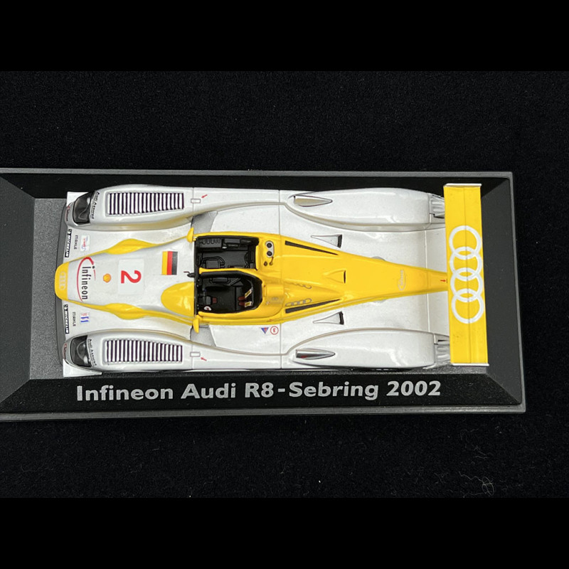 Infineon Audi R8 n° 2 Winner 12h Sebring 2002 1/43 Minichamps