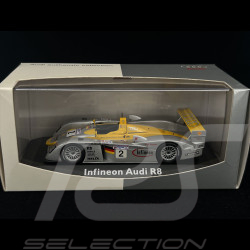 Infineon Audi R8 n° 2 2. 24h Le Mans 2002 1/43 Minichamps 20000001409