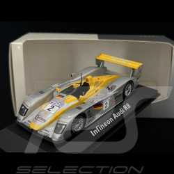 Infineon Audi R8 n° 2 2. 24h Le Mans 2002 1/43 Minichamps 20000001409