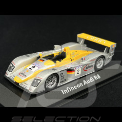 Infineon Audi R8 n° 2 2. 24h Le Mans 2002 1/43 Minichamps 20000001409