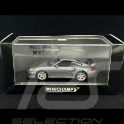 Porsche 911 GT2 Type 996 2001 Gris Kerguelen métallisé 1/43 Minichamps 430060122
