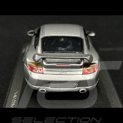 Porsche 911 GT2 Type 996 2001 Gris Kerguelen métallisé 1/43 Minichamps 430060122