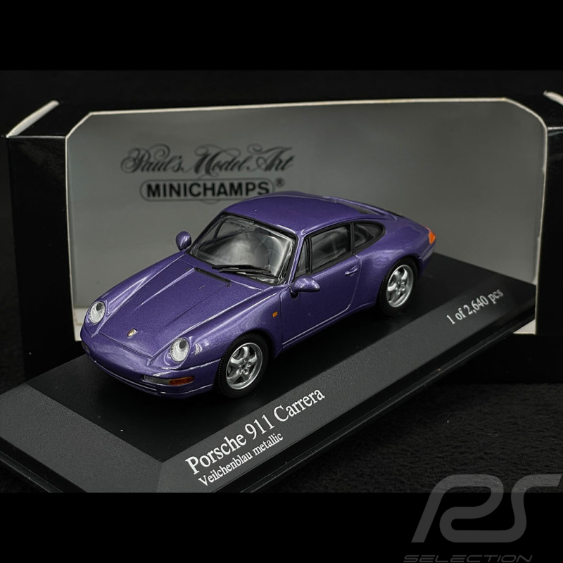 Porsche 911 Carrera type 993 1993 violet 1/43 Minichamps 430063011
