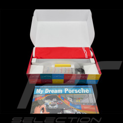 Porsche-Set für Kinder Buch / Kürbis / Tasche / Färbung Mein Traum-Porsche